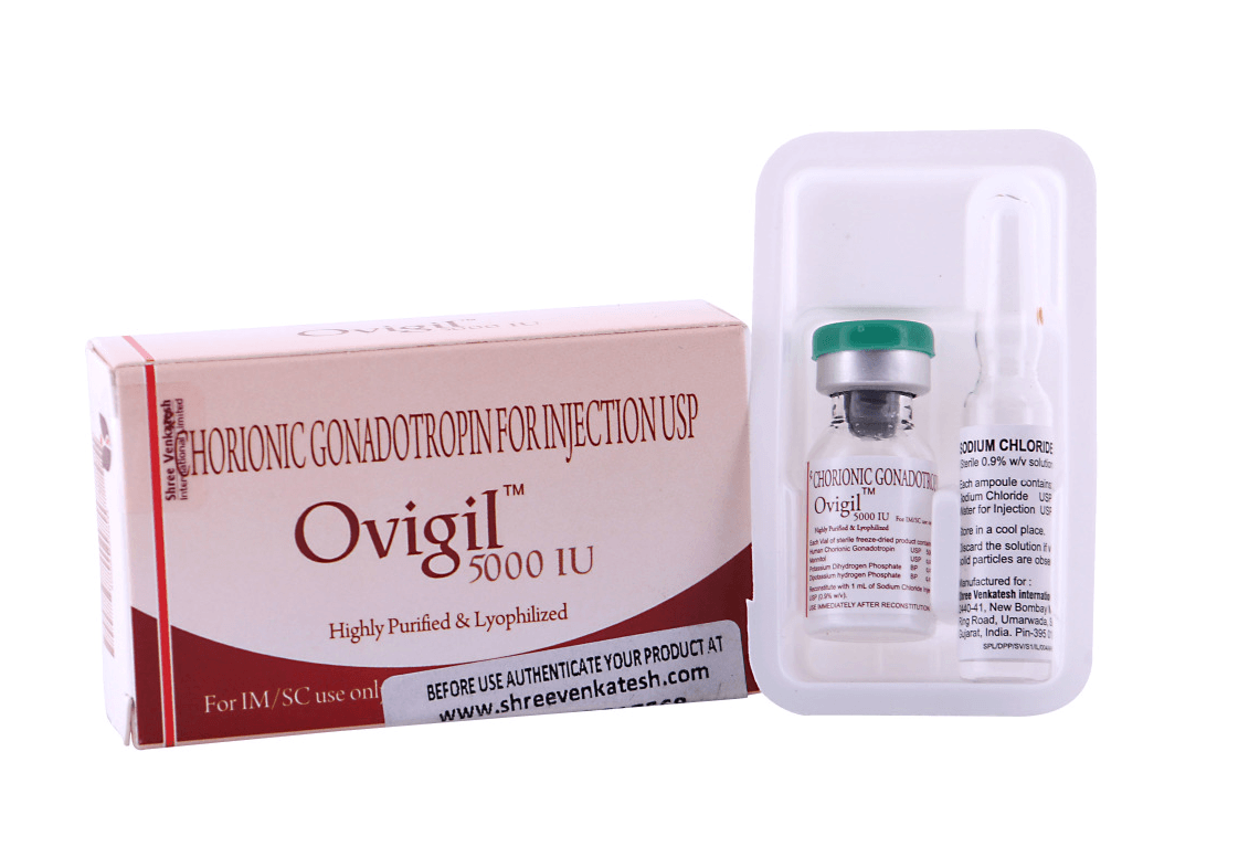 Buy online steroid Shree Venkatesh HCG OVIGIL 5000IU
